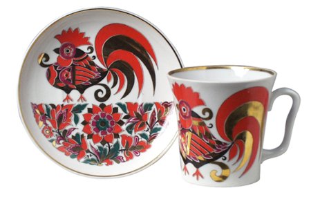 Тарелки с рисунками животных