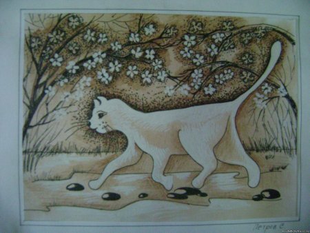 Изображения животных в детской художественной школе