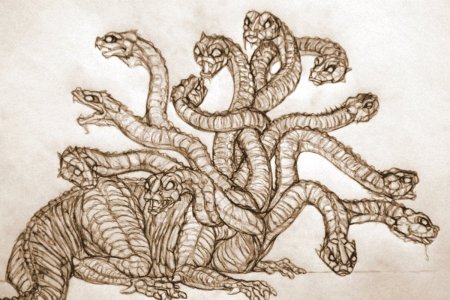 Гидра из червь