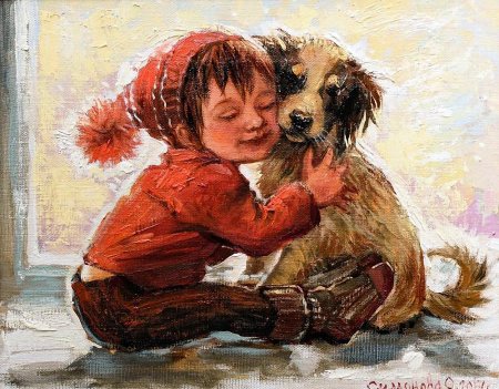 Художник Ольга Симонова зимние картин