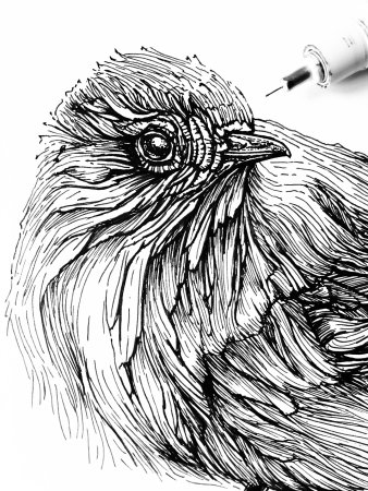 Графика рапидографом