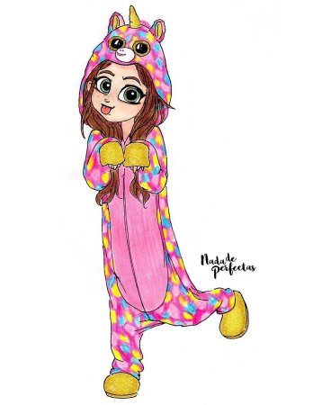 Милые мультяшные девочки в пижамах