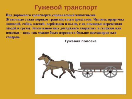 Гужевой транспорт