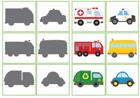 Транспорт подготовительная группа