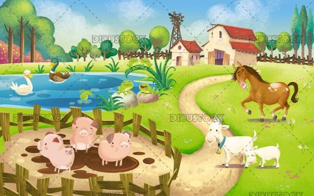 Скотный двор без животных