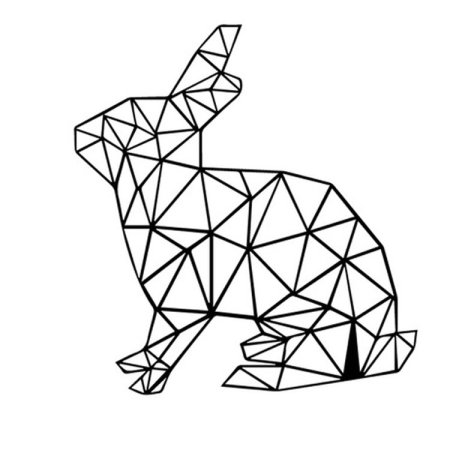 Животные из геометрических фигур