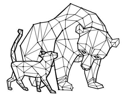 Геометрические фигуры животных