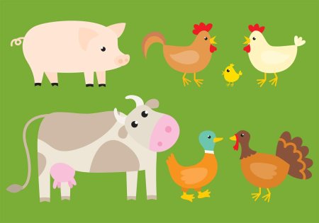 Векторные домашние животные