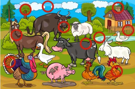 Сельскохозяйственные животные рисунок