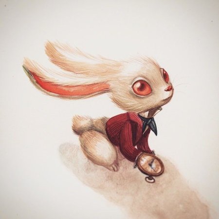 Кролик из Алисы арт