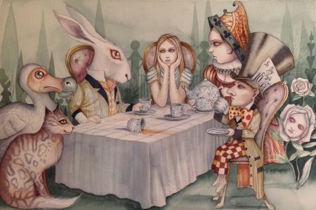 Алиса в стране чудес иллюстрации