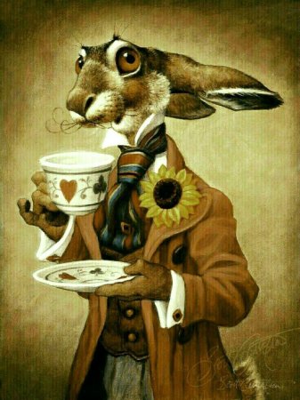 Алиса в стране чудес Мартовский заяц