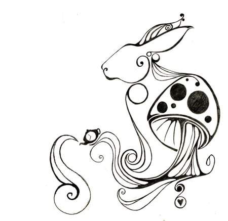 Алиса в стране чудес стилизация