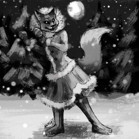 Tiny Bunny новелла лиса Алиса арт