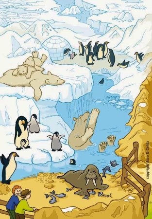 Животные антарктиктилы для детей