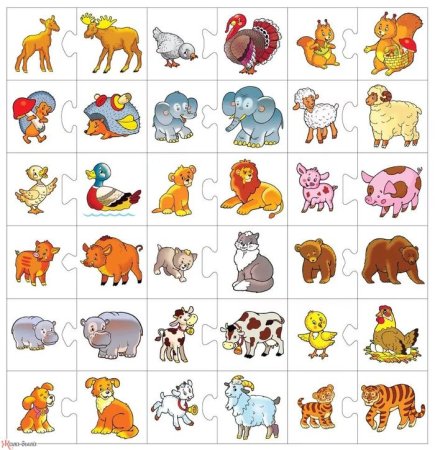 Игра "ассоциации: чей малыш"