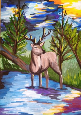 Животные глазами детей рисунки