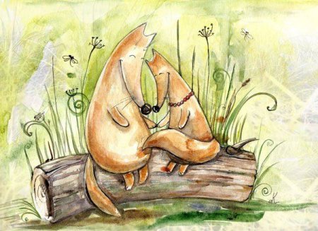 Рисунки любовь животных