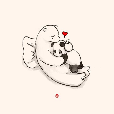 Медведь милый зарисовки