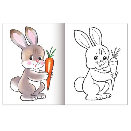 Раскраска с образцом