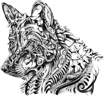 Графика животные