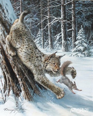 Художник анималист Татьяна Данчурова