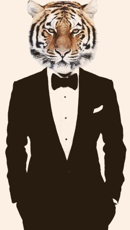 Человек с головой тигра