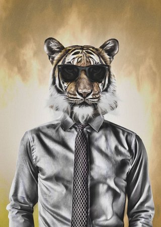 Человек с головой животного