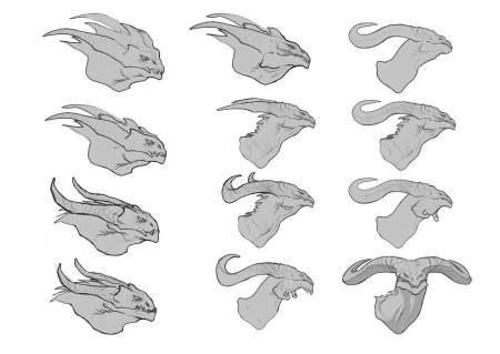 Анатомия дракона референс