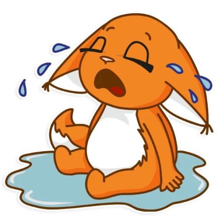 Стикер крошка