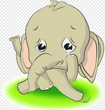 Грустный Слоненок