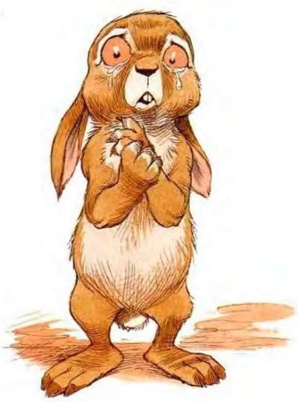 Заяц плачет