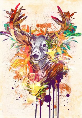 Абстракция животные