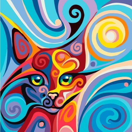 Животные в декоративном стиле