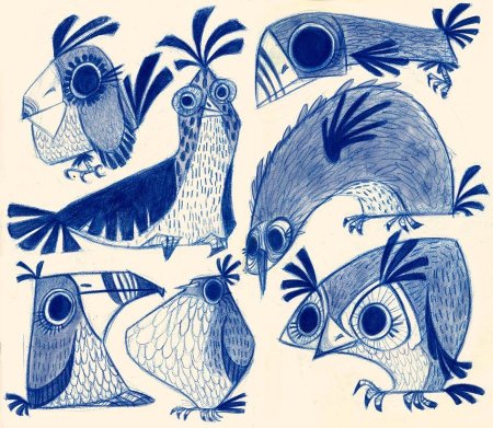 Стилизация птиц