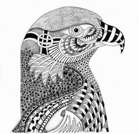 Кобчик Зентангл