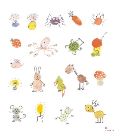 Рисование отпечатками