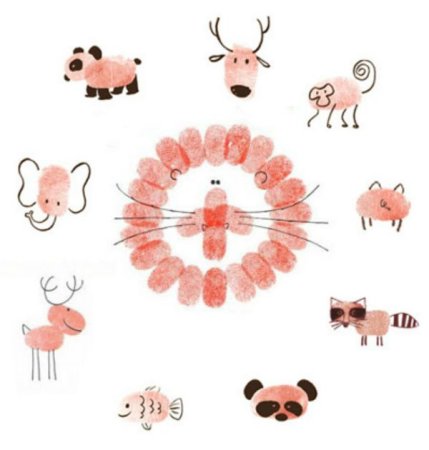 Пластилиновые заплатки черно-белые