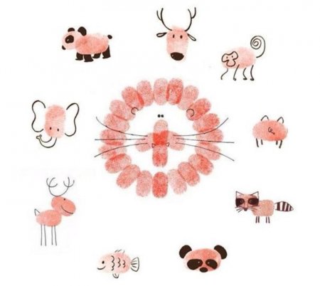 Рисование ладошками для детей