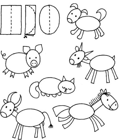 Рисование домашние животные подготовительная группа