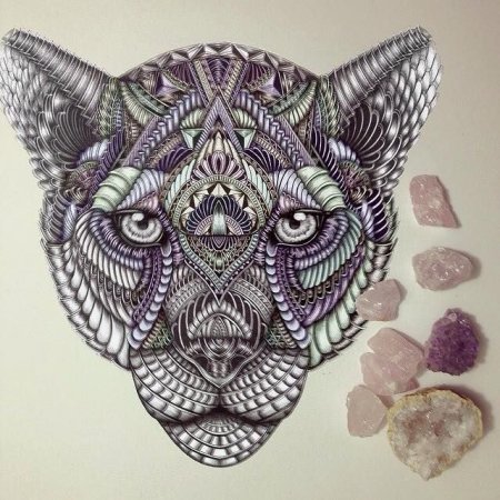 Зентангл животные