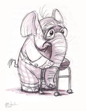 Карикатурные рисунки карандашом животные