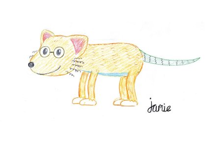 Выдуманные животные карандашом