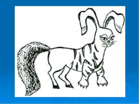 Фантастическое животное из частей разных животных