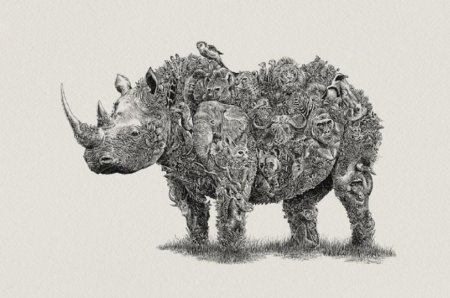 Вымирающие животные арт