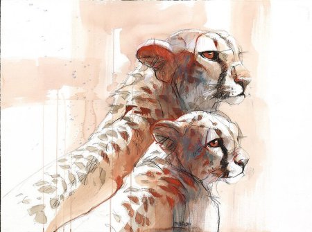 Анималистика. Рин Поортвлит, rien Poortvliet (1932 – 1995). Нидерланды.