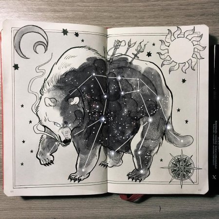 Идеи для скетчбука животные