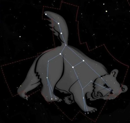 Как выглядит Созвездие большая Медведица