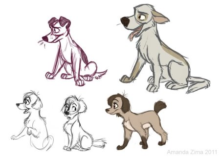 Диснеевский стиль рисования животных