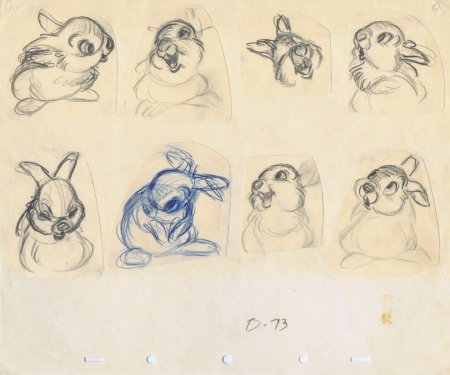 Диснеевские зарисовки животных